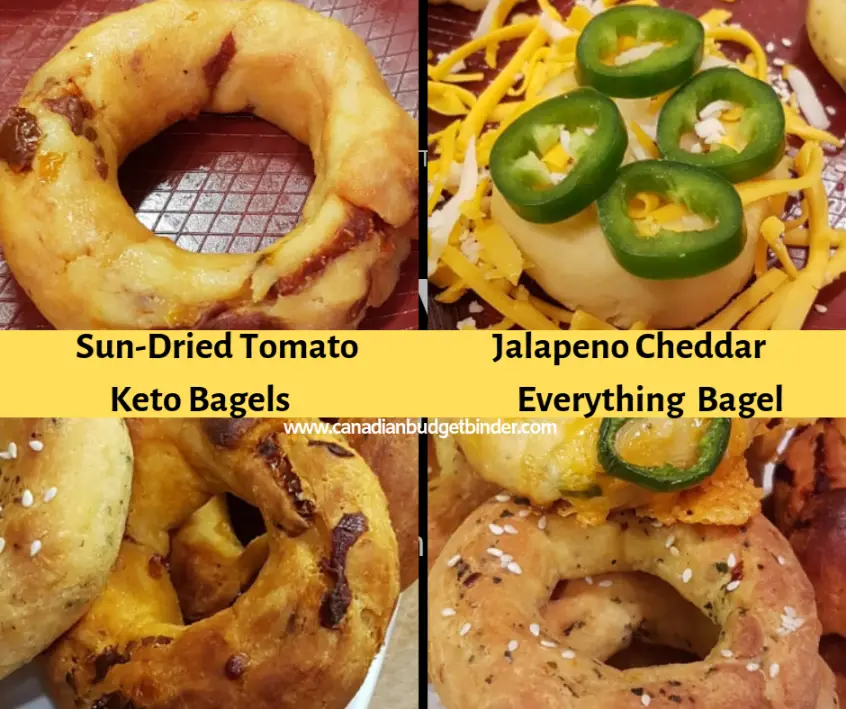 Keto bagels flavours