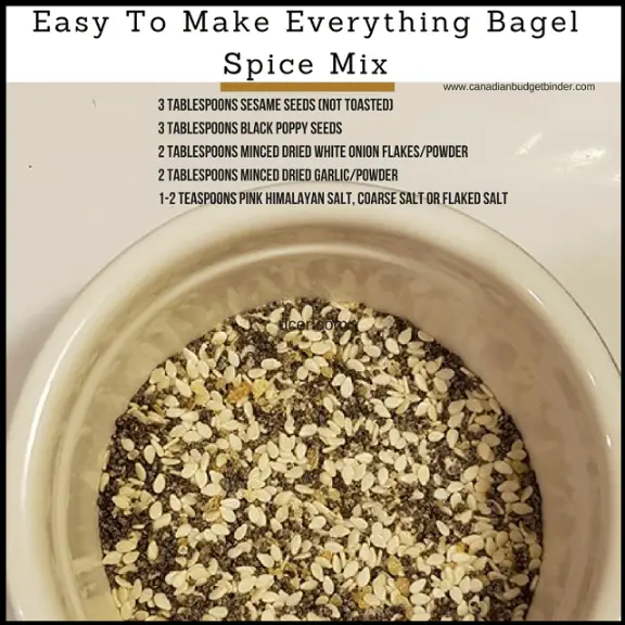 how to make everything bagel spice mix