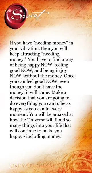 money and the law of attraction