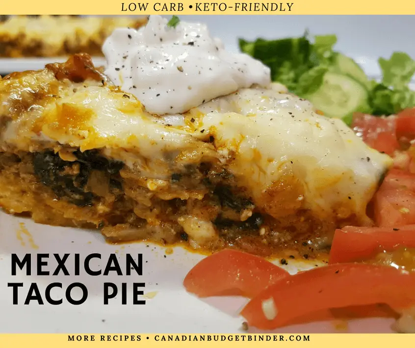 MEXICAN TACO PIE-keto