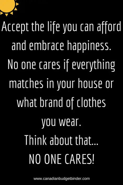 accept the life you can afford pinterest