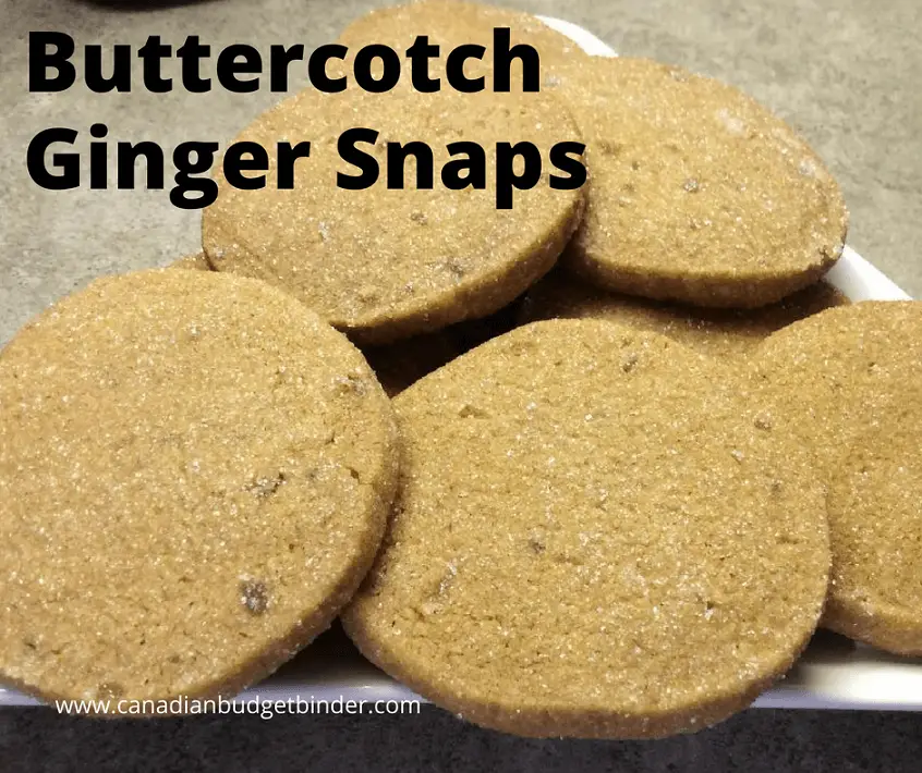 butterscotch ginger snaps cookies facebook