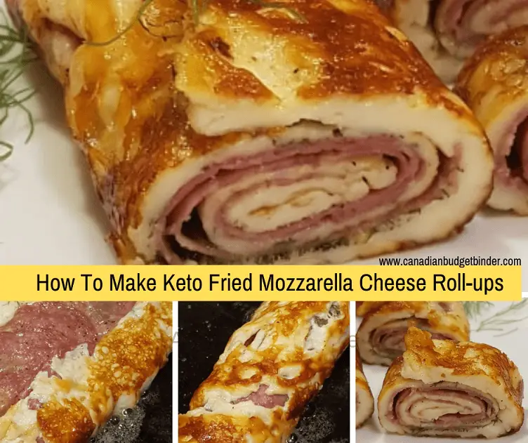 Keto Fried Mozzarella Cheese Roll-ups