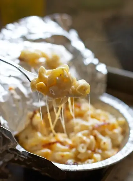 Camping Mac n Cheese camping meals