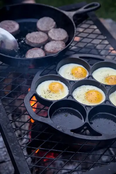 Campfire Breakfast Burger