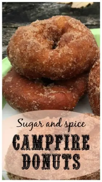 campfire donuts perfect for camping desserts