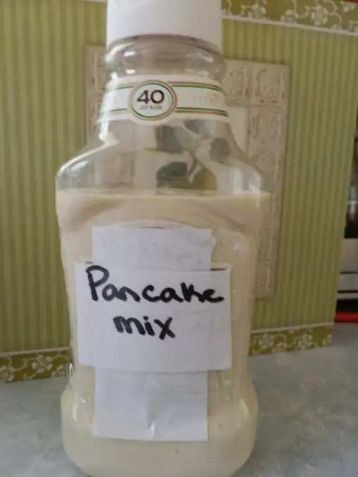 pancake mix camping hack
