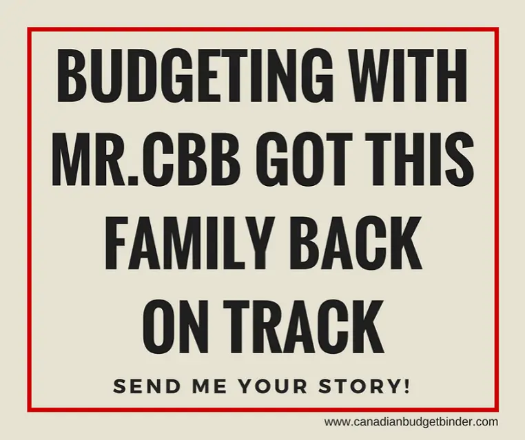 Beginner budgeting with Mr. CBB got us back on track