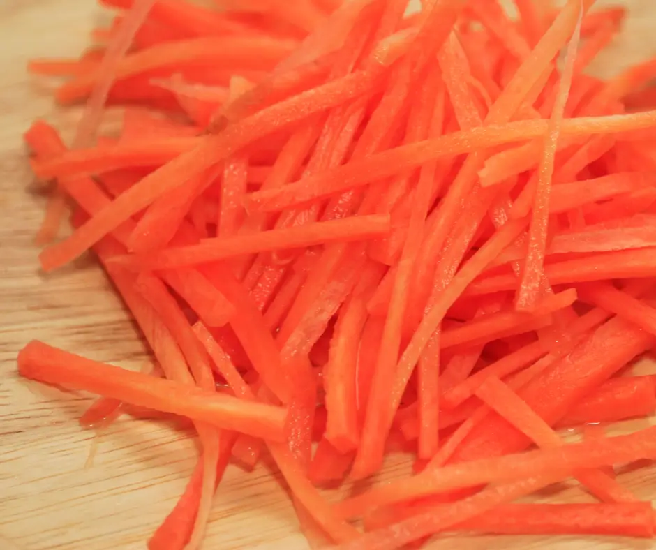 Julienne Vegetables
