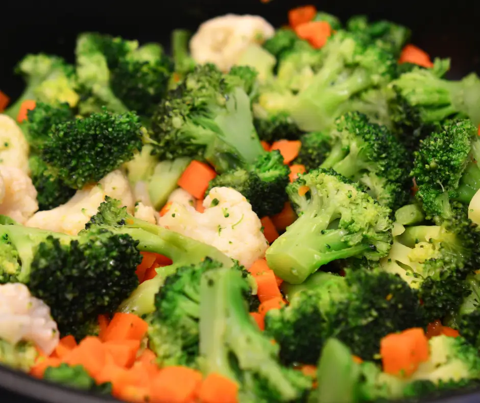 steamed vegetables