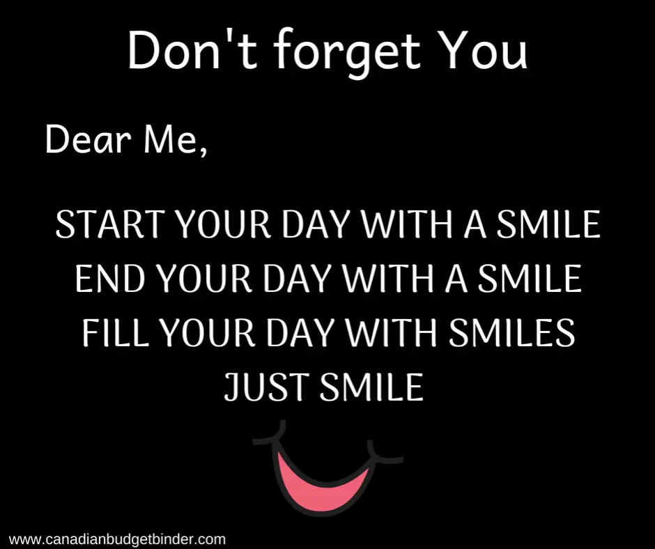 fill your day with smiles quote