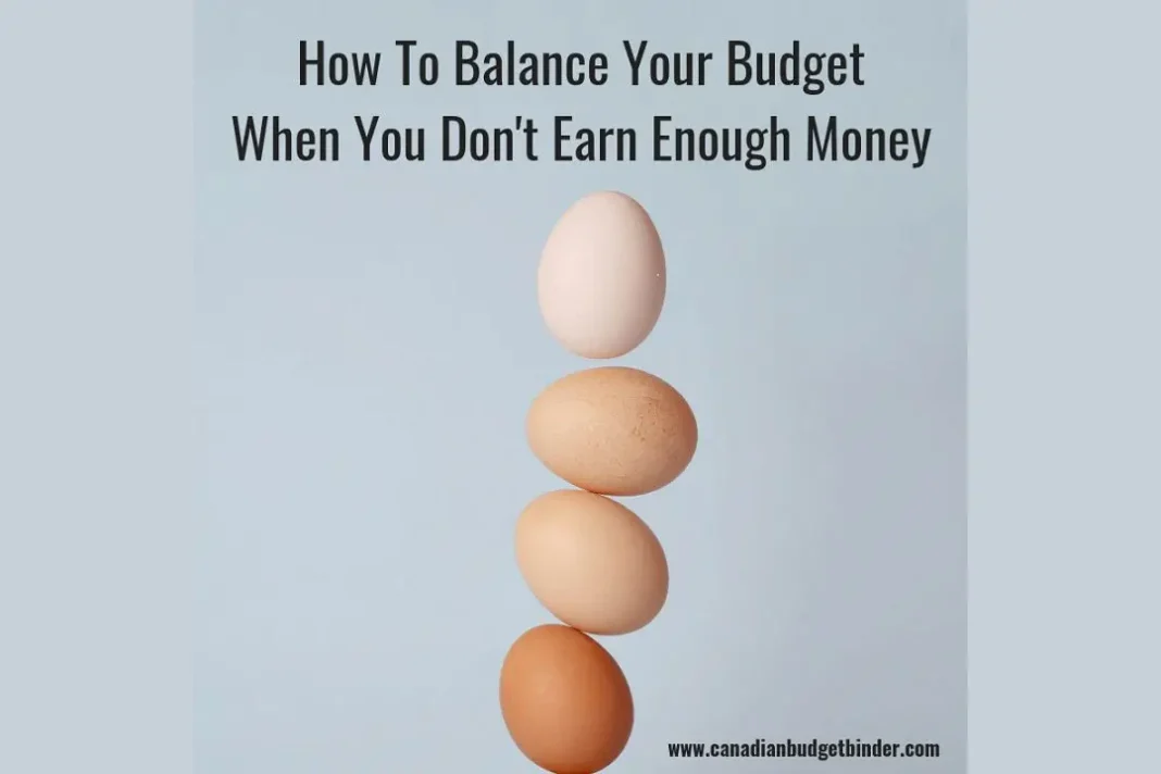 How To Budget When You Don't Earn Enough Money