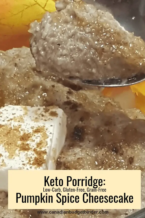 Keto Porridge Pumpkin Spice Cheesecake-5