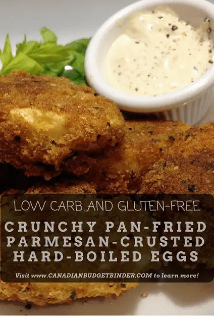 Crunchy Pan-Fried Parmesan-Crusted Hard-Boiled Eggs Low-Carb, Keto, Gluten-Free