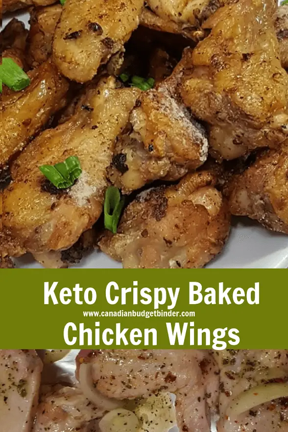 Crispy Baked Chicken Wings
Keto Crispy Baked Chicken Wings