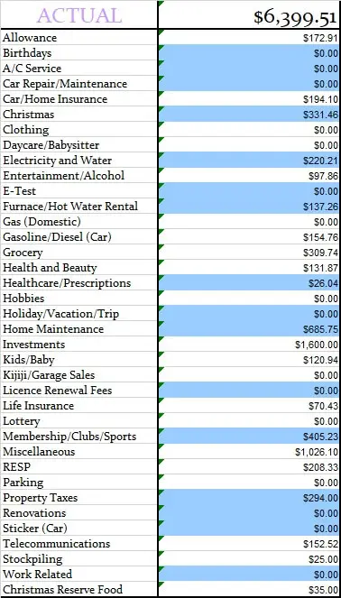 November-2018-Actual-Monthly-Budget