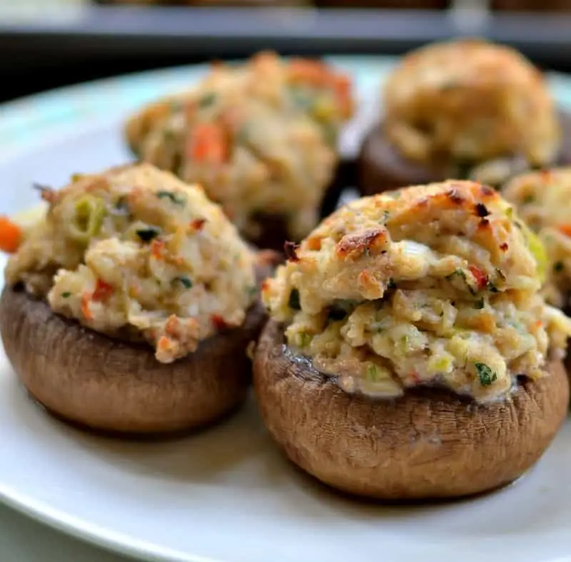 Quick-and-Creamy-Crab-Stuffed-Mushrooms