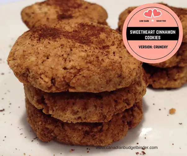 Keto Sweetheart Cinnamon Cookies
