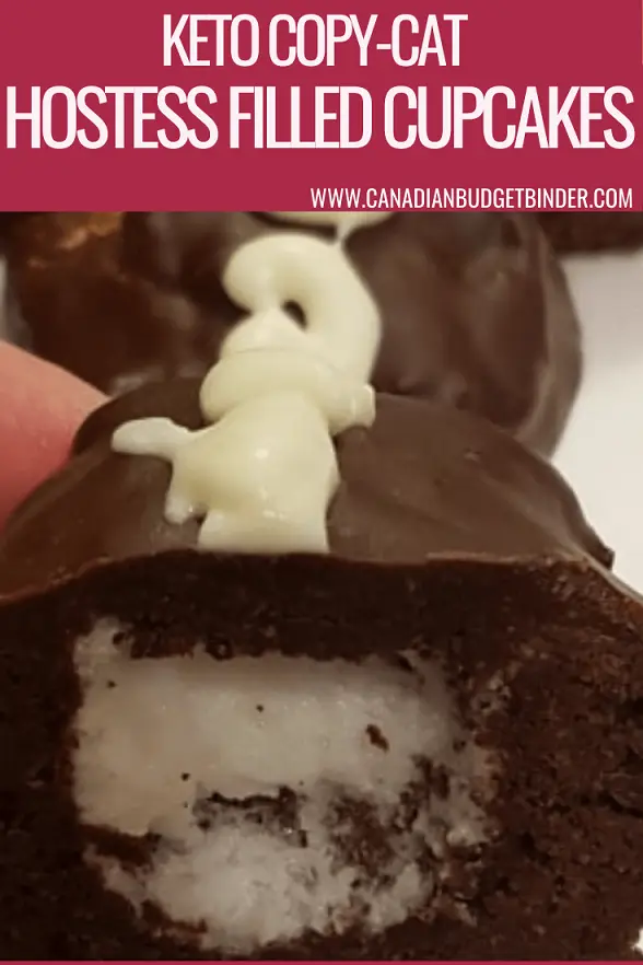 Copy Cat Hostess Cream Filled Cupcake