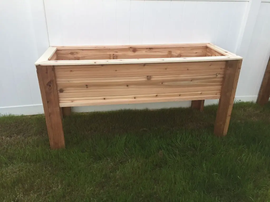 elevated raised planter box building instructions