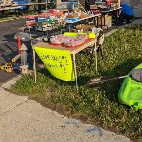 Garage Sale Food For Sale