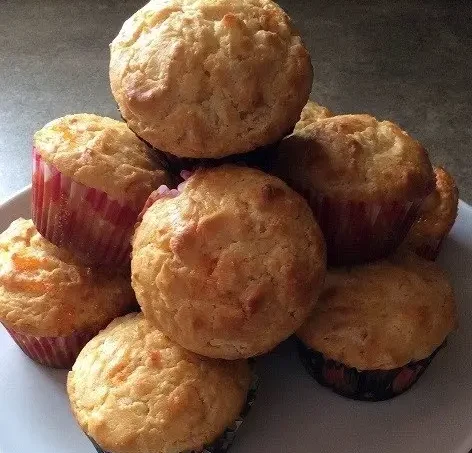 Orange marmalade breakfast muffins