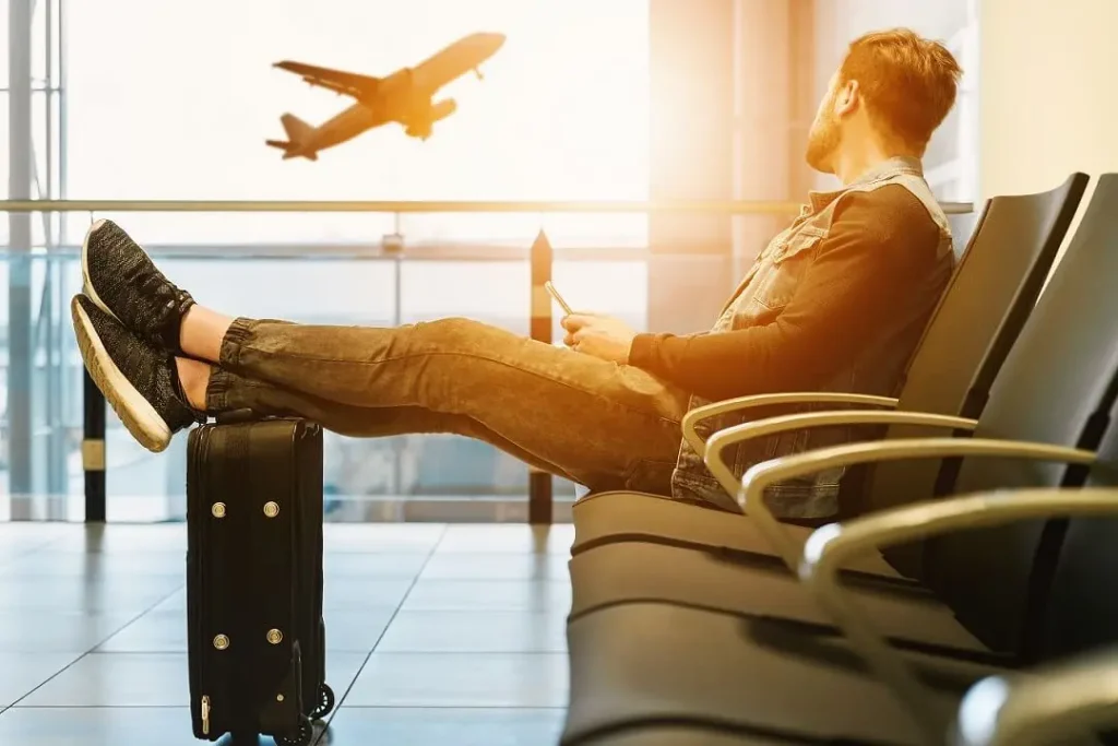 waiting at the airport