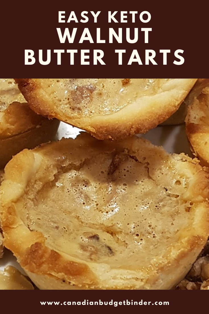 keto walnut butter tarts are best eaten after you freeze them.