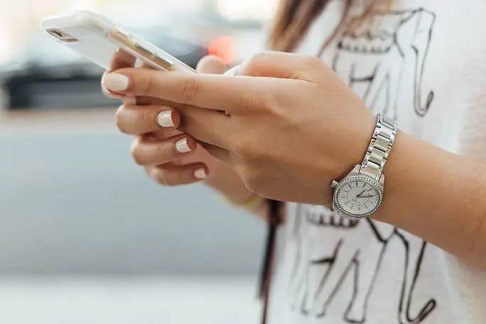 wallet app on smartphone