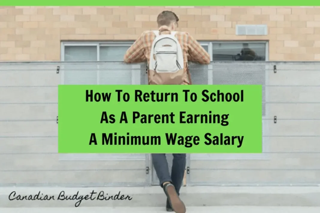 Tips For Parents Earning A Minimum Wage Salary Going Back To School