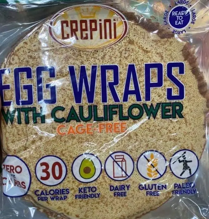 Egg Wraps with Cauliflower Costco Canada