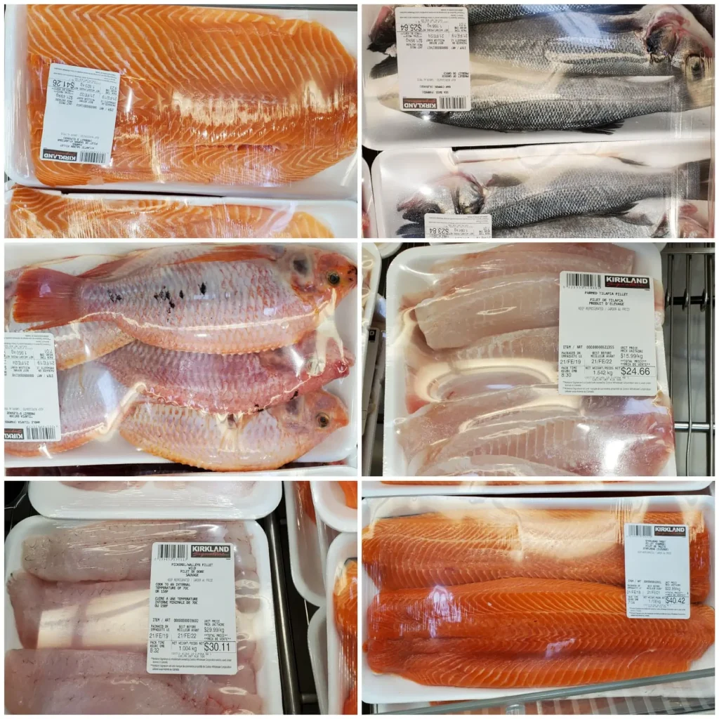 Keto Fish Products for your grocery list at Costco