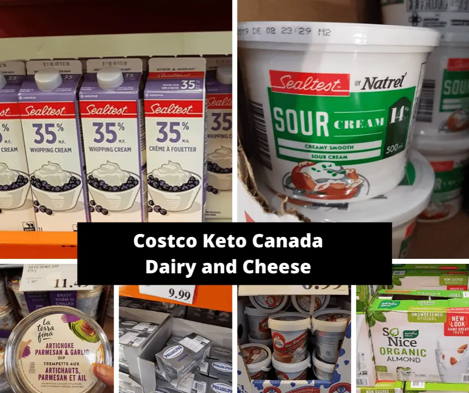 Costco Keto Canada Dairy and Cheese