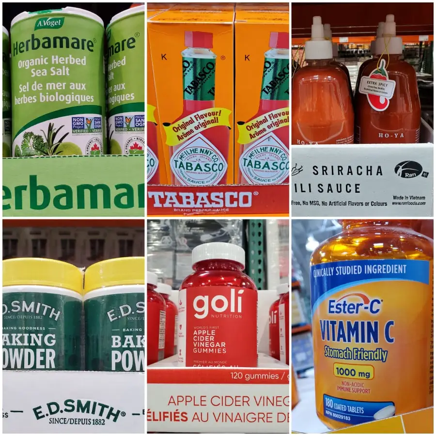 Keto Costco Canada Spices and Vitamins