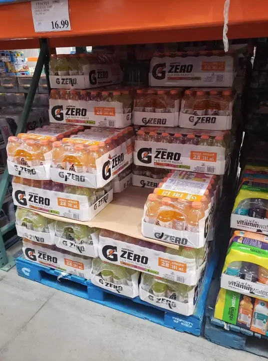 sugar-free Gatorade G Zero