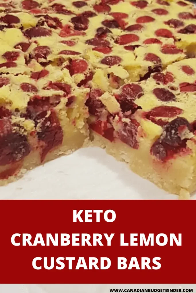 keto custard bars