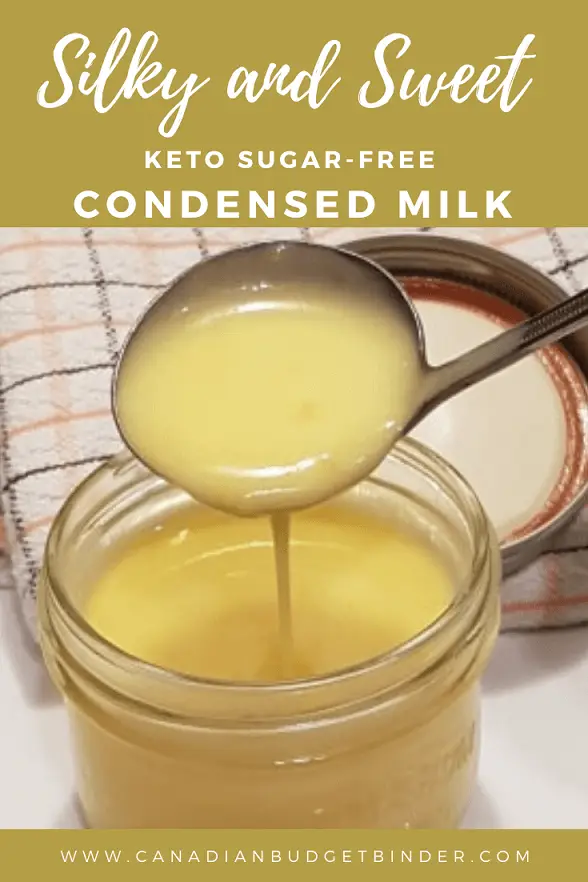 condensed milk sugar-free recipe