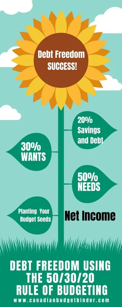 50/30/20 budget rules