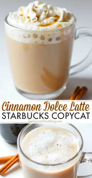 Cinnamon Dolce Latte Copycat Starbucks Drink
