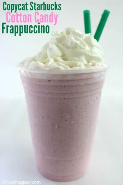 Copycat Starbucks Cotton Candy Refresher