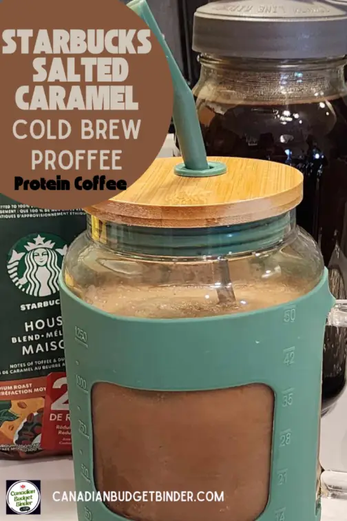 Starbucks Salted Caramel Cold Brew Proffee Protein Drink