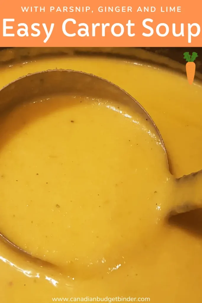 carrot ginger soup
