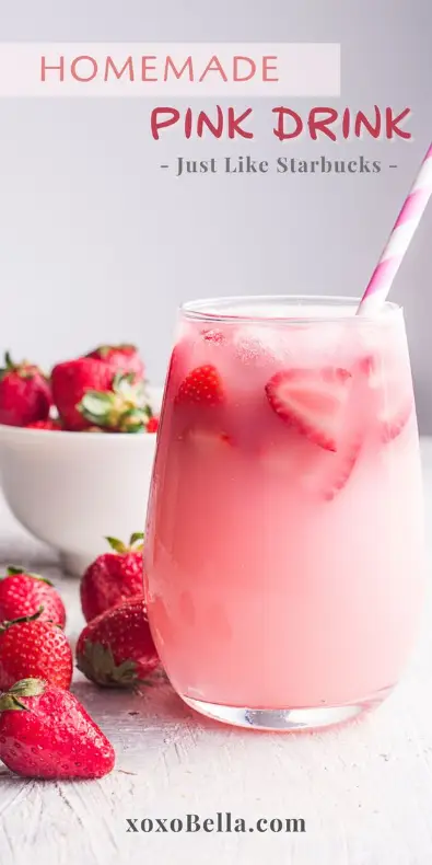 Homemade Pink Drink Starbucks Recipe CopyCat