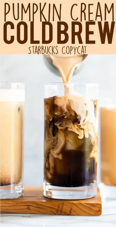 Pumpkin Cream Coldbrew Starbucks Recipe