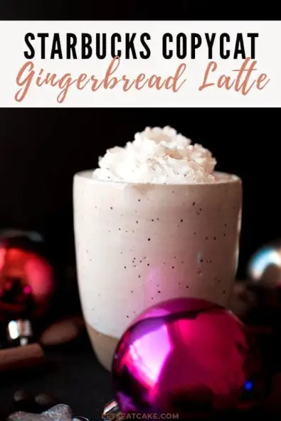 Copycat Starbucks Drinks Gingerbread Latte