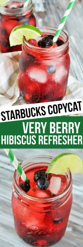 DIY Very Berry Hibiscus Refresher Starbucks Recipe