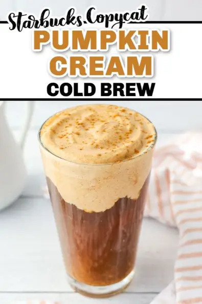PUMPKIN COLD FOAM (STARBUCKS COPYCAT)