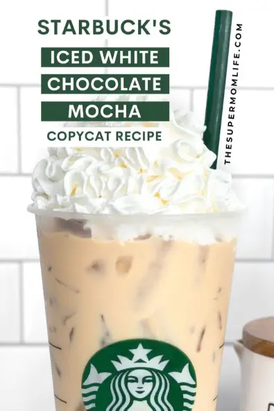 Starbucks iced white chocolate mocha copycat recipe