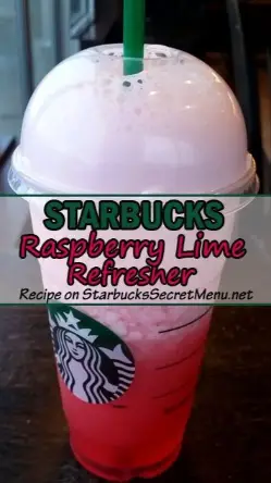 Starbucks Raspberry Lime Refresher Recipe
