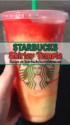 Starbucks Shirley Temple Refresher Secret Menu